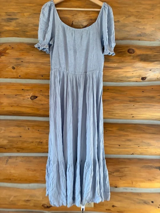 NWT Holipick Squareneck Blue Dress size XXL - Picture 3 of 5